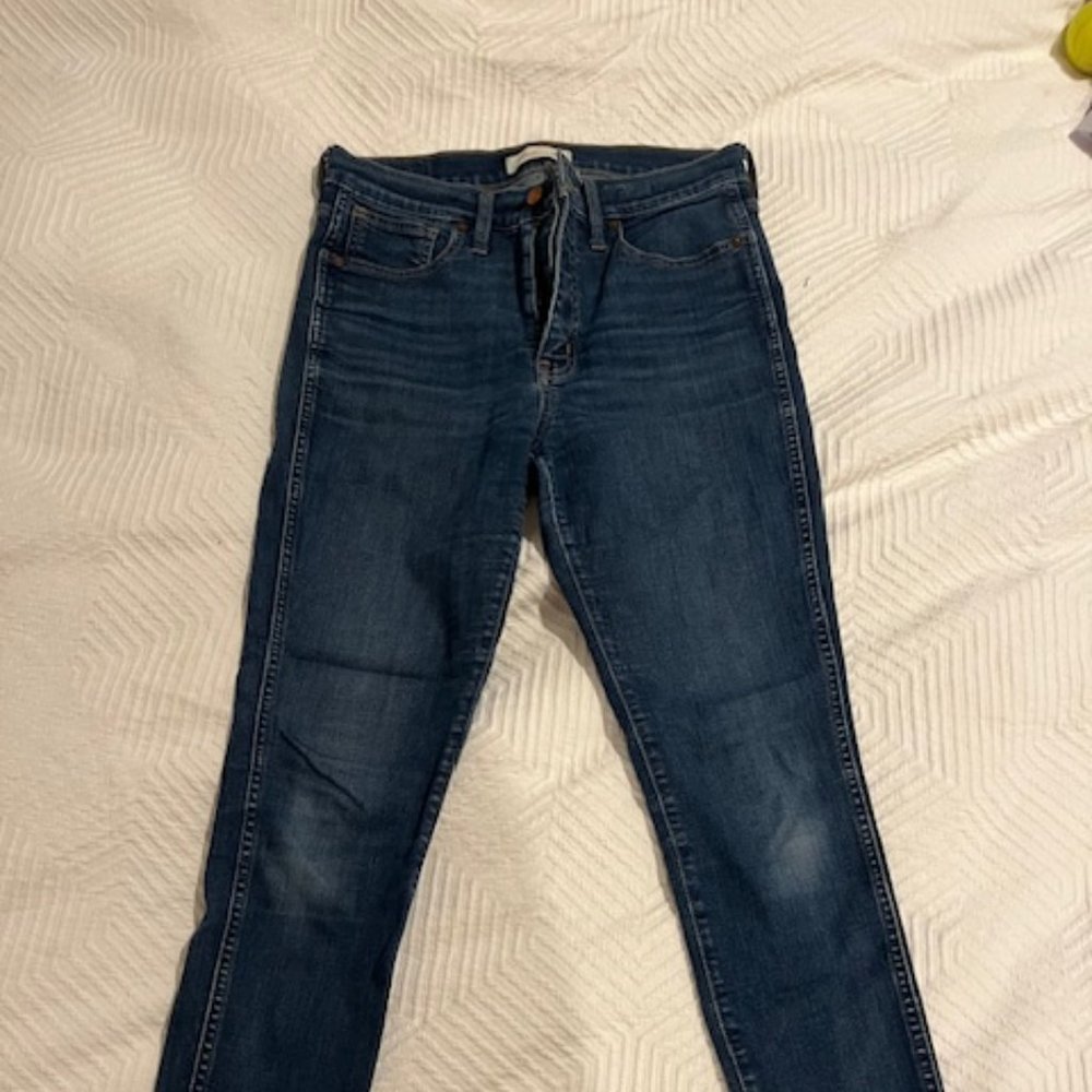 Madewell 10" High Rise Skinny Jeans Size 28
